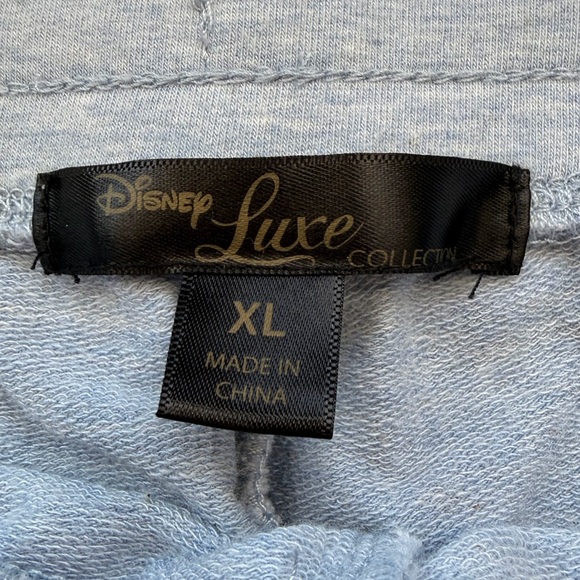 Disney Luxe Collection Light Blue Jogger Style Sweatpants - Picture 5 of 9